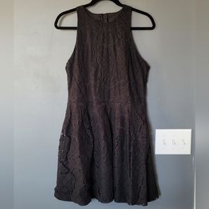 Massimo Black Lace Dress